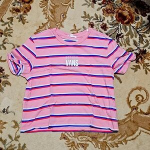 Vans pink croptop
